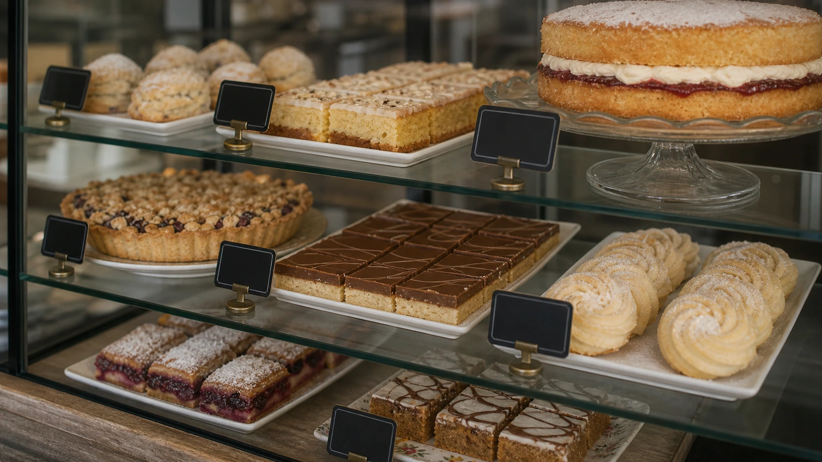 Unbranded tea room demo visual for Artisan Tea Room